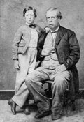 Olney Eldrege and son Judson, Roswell Mill Superintendent